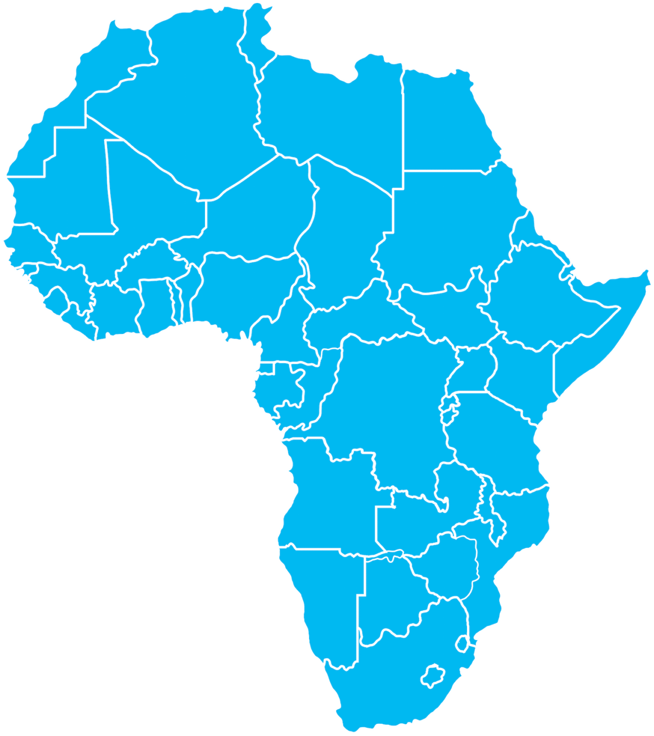 About Us Servelec Africa Map Without Names PNG 1 1280x1439 